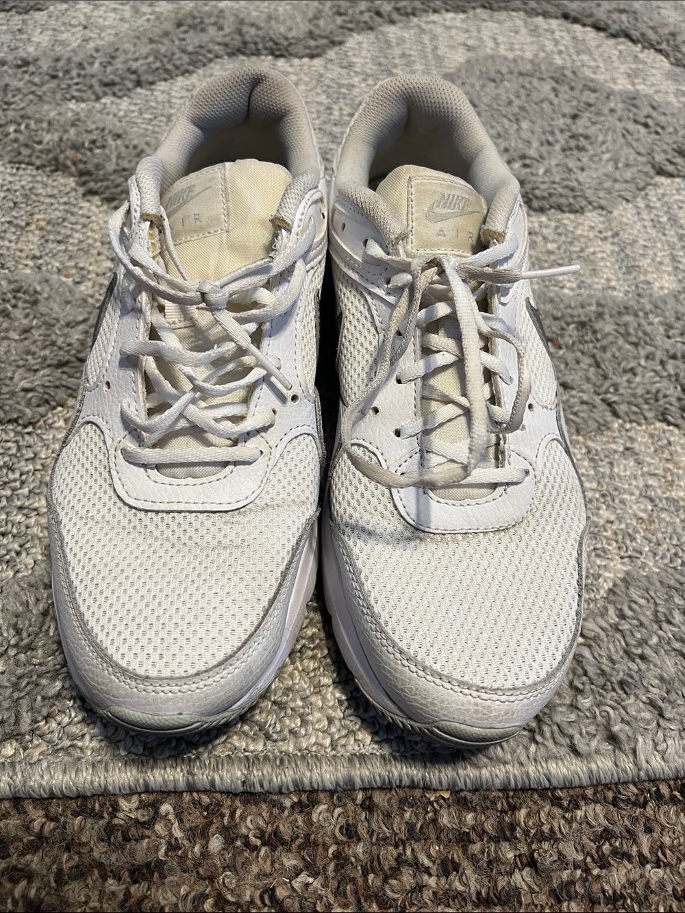 Nike Men’s Off-White Mesh Athletic Sneakers